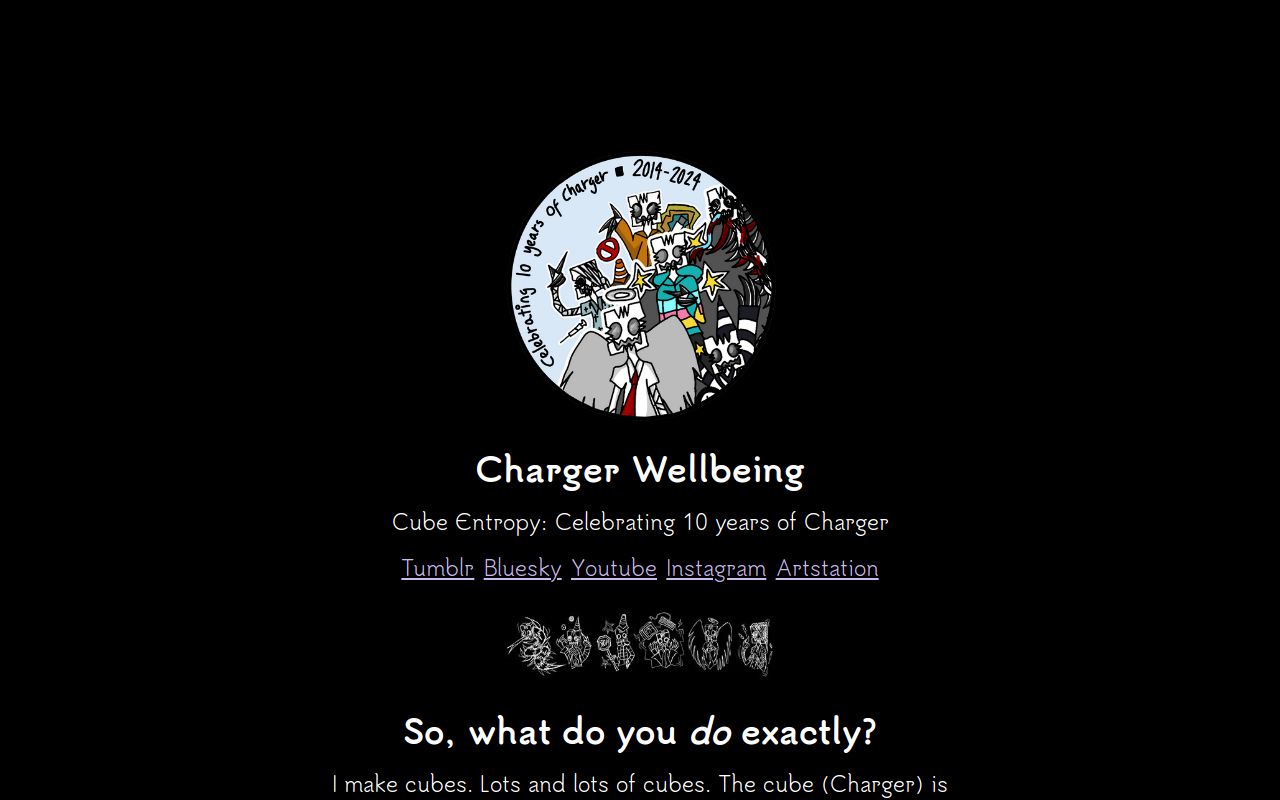 Carrd profile picture for @charger